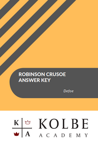 Robinson Crusoe Answer Key