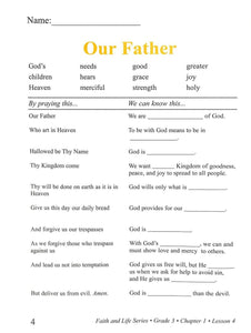 Our Life with Jesus Activity Book