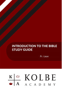 Introduction to the Bible Study Guide