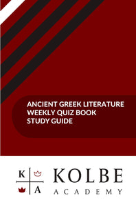 Ancient Greek Literature Quiz Book