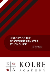 History of the Peloponnesian War Study Guide