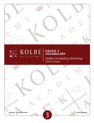 Course Plan & Tests - Vocabulary 3