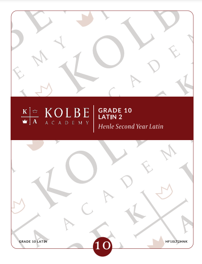 Course Plan & Tests - Henle Latin II