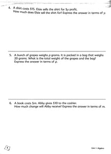 Primary Mathematics Workbook 6A