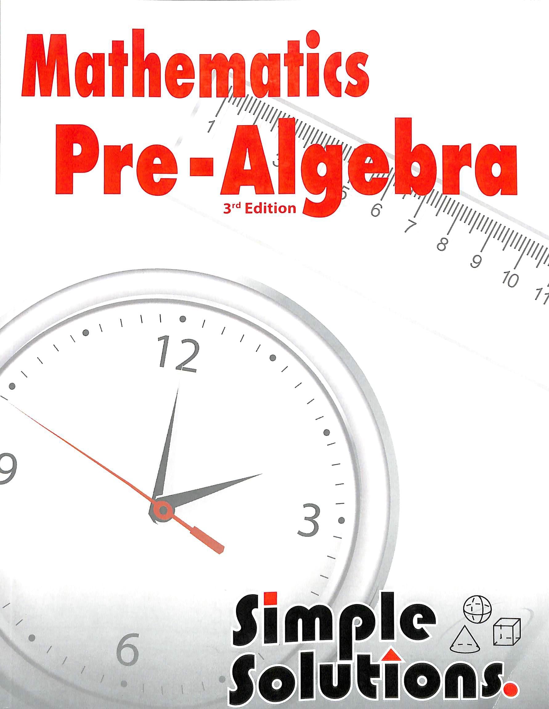 Pre Algebra Pictures