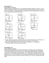 Load image into Gallery viewer, Graphing Calculator Laboratory Manual Teacher Manual