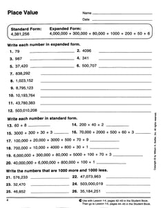 Progress in Mathematics Workbook Grade 4