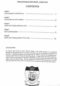 Science and Living in God's World 1 Workbook