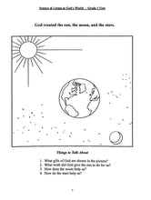 Load image into Gallery viewer, Science and Living in God&#39;s World 1 Workbook