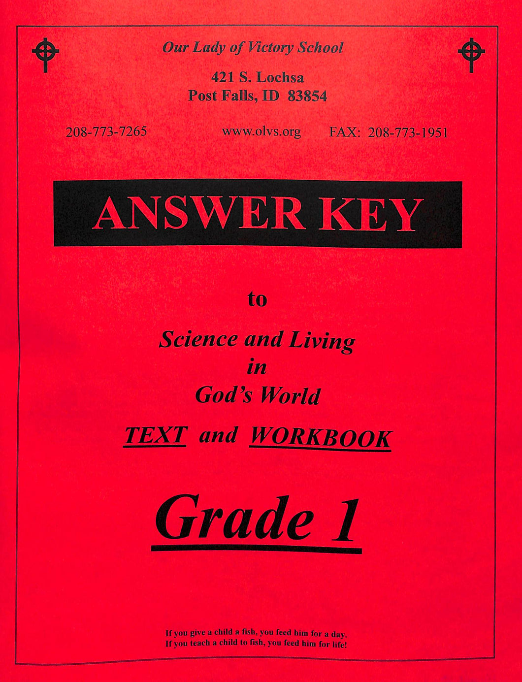 Science And Living In God's World 1 Workbook