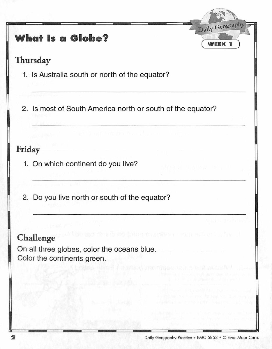 Daily Geography Practice 3 Workbook – Kolbe Academy Bookstore