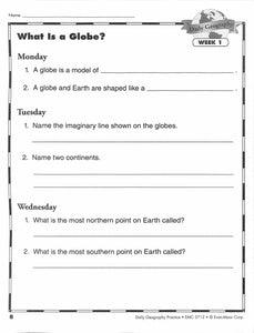 Daily Geography Practice 3 Teacher Manual
