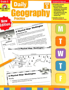 Evan-moor Daily Geography Practice 5 Teacher Manual