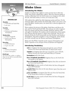 Daily Geography Practice 5 Teacher Manual