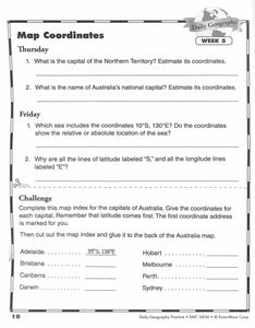 Daily Geography Practice 6 Workbook