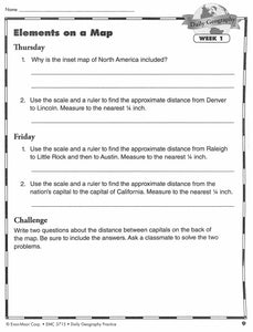 Daily Geography Practice 6 Teacher Manual