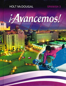 Avancemos! Spanish 3 Online Access 1 Year License- Digital Delivery