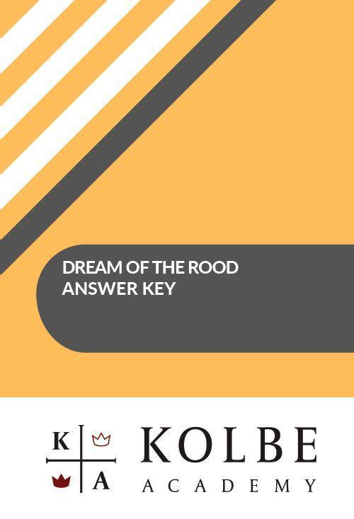 Dream of the Rood Answer Key
