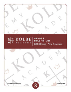 Course Plan & Tests - Bible History 8