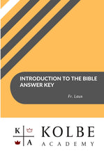 Load image into Gallery viewer, Introduction to the Bible Study Guide