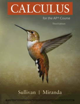 Calculus for the AP Course - Third Edition