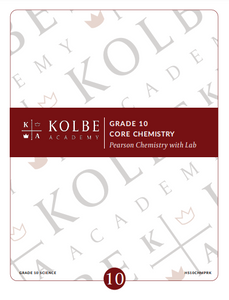 Course Plan & Tests - Core Chemistry