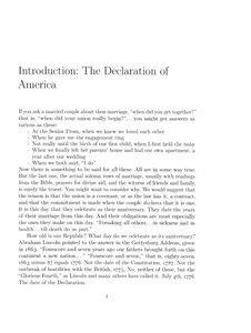 Declaration Statesmanship: A Course in American Government Textbook