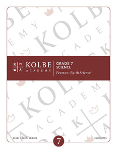 Course Plan & Tests - Earth Science