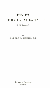 Henle Latin III Answer Key