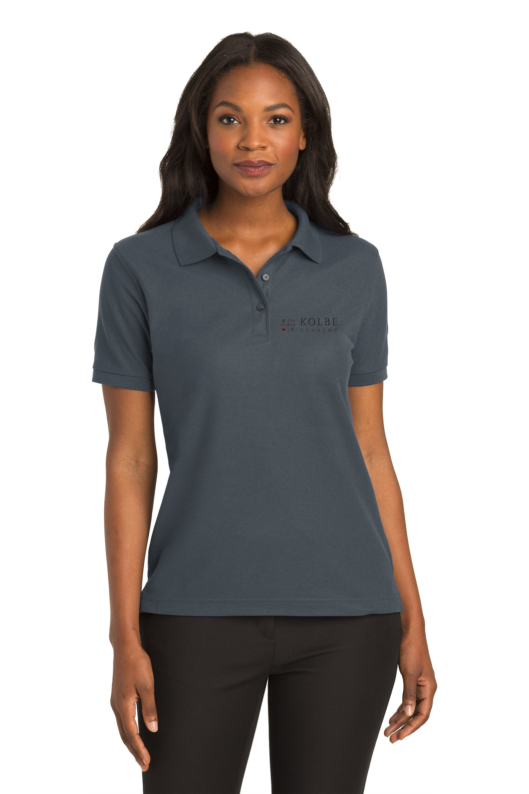 Ladies Polo - Steel Grey