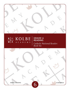 Course Plan & Tests - Catholic National Reader 6