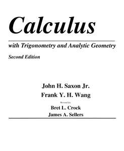 Saxon Calculus Home Study Kit