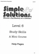 Load image into Gallery viewer, Simple Solutions Study Skills: A Mini Course Level 6 - Discontinued