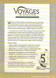 Voyages in English 5 Teacher Edition 2018