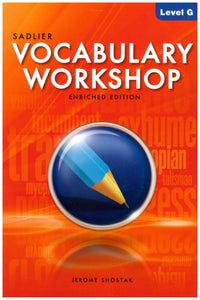 Vocabulary Workshop Level A Teacher Manual