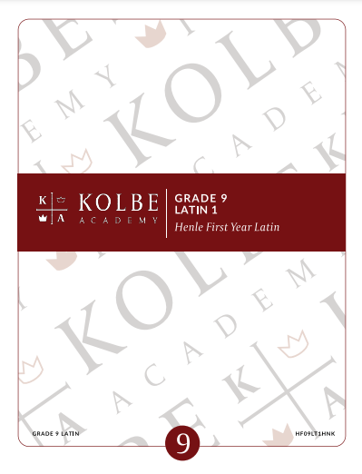 Course Plan & Tests - Henle Latin I