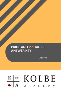 Pride and Prejudice Answer Key