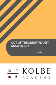 Out of the Silent Planet Answer Key