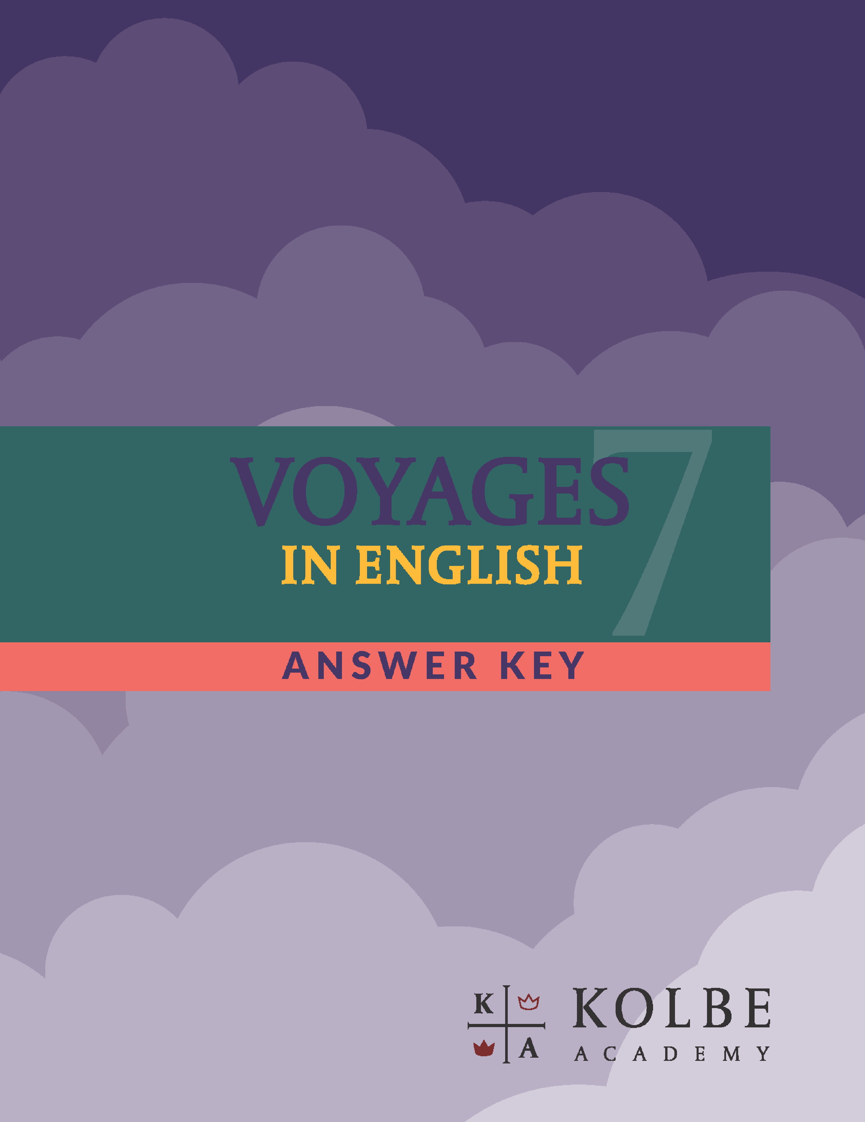 Voyages in English 7 Answer Key – Kolbe Academy Bookstore